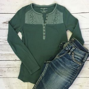 Eddie Bauer Waffle Henley